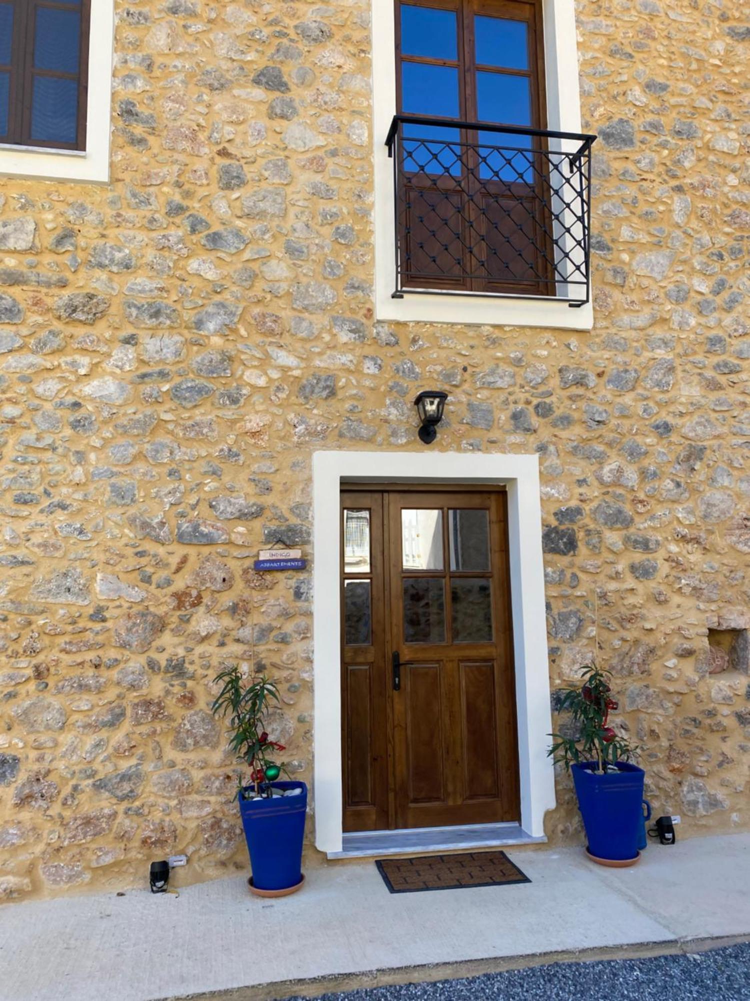 Ferienwohnung Indigo Leonidion Exterior foto